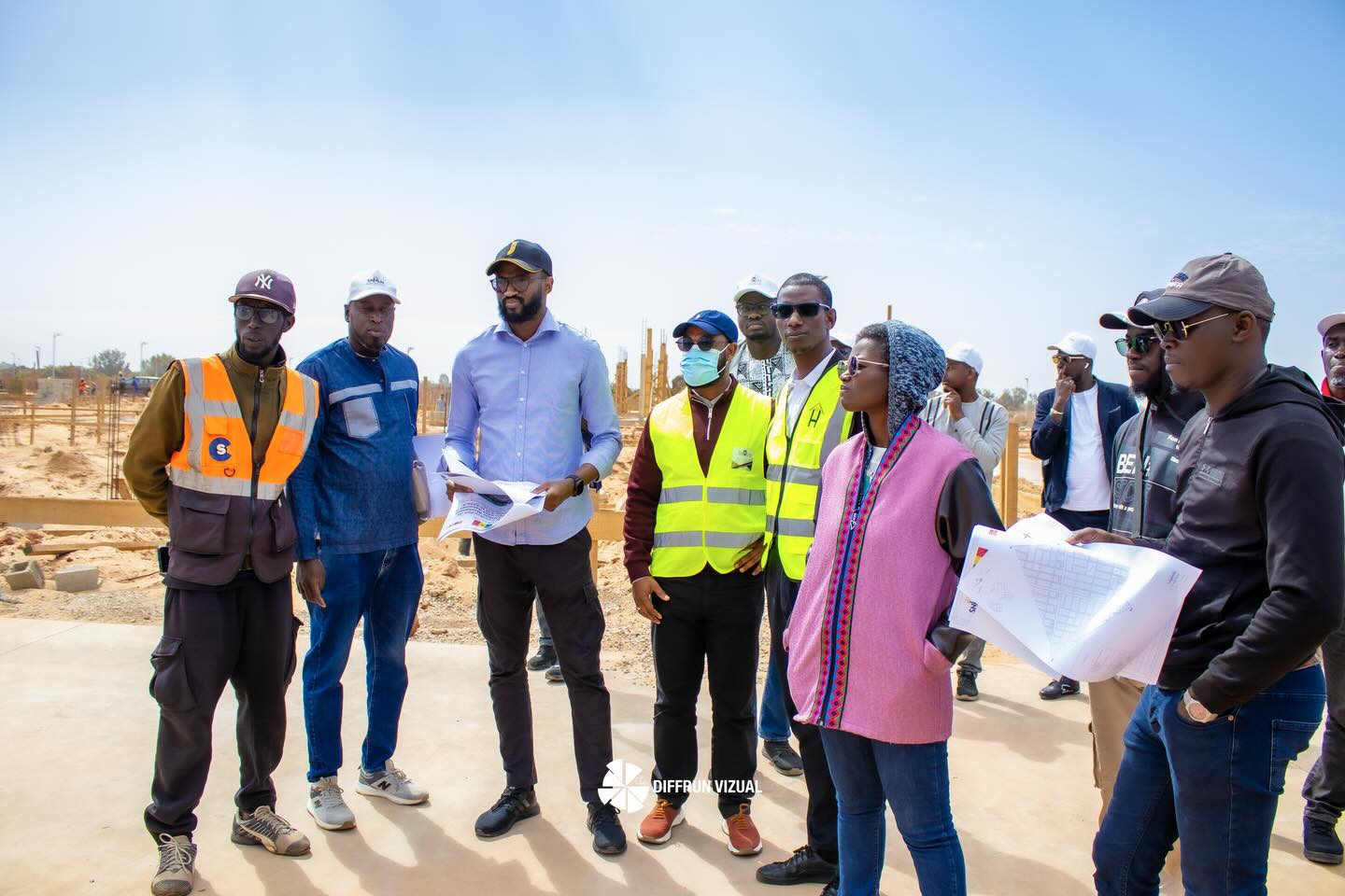 Logement social : dernière visite de Bassirou Kébé sur le chantier des 400 logements HLM de Bambilor