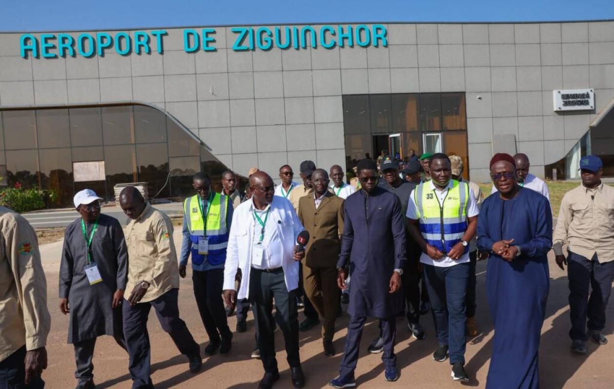 Ziguinchor : les travaux de rénovation de l’aéroport dans leur phase finale