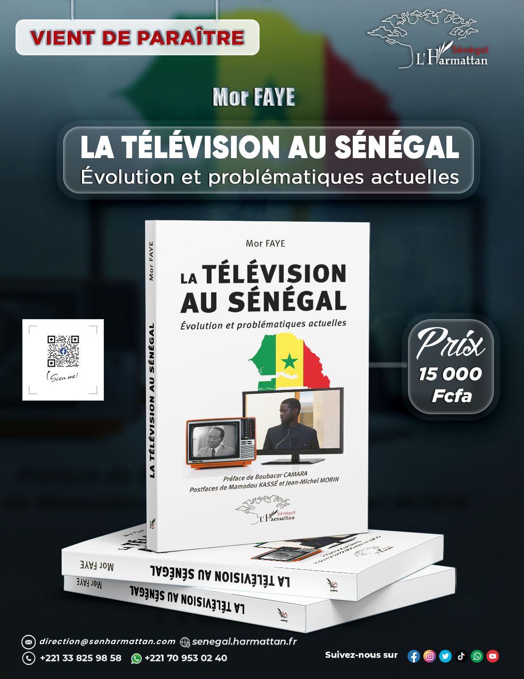 Télévision au Sénégal : entre émancipation médiatique et nouveaux défis, un livre fait le point