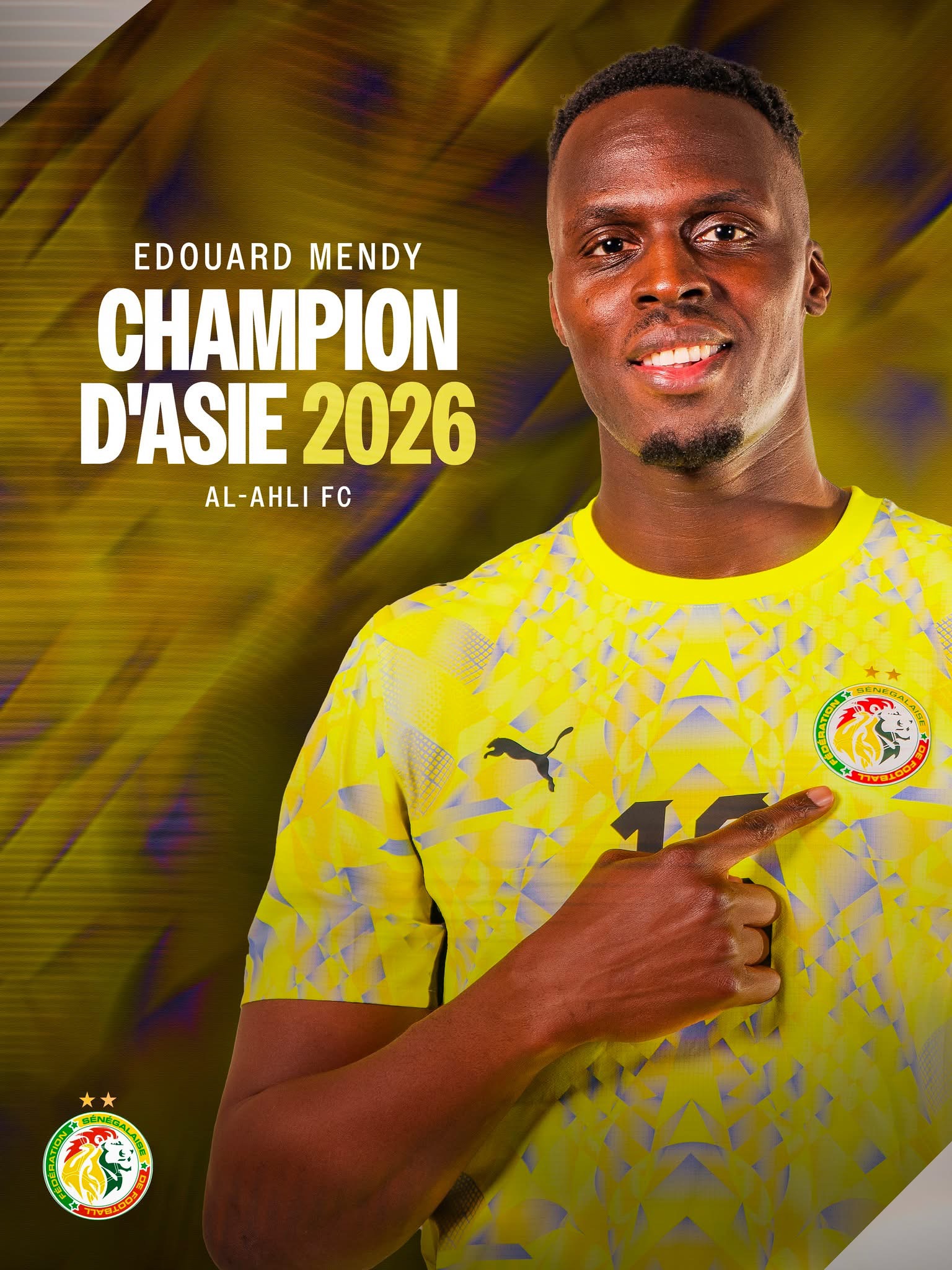 ÉDOUARD MENDY SACRÉ EN ASIE POUR LA DEUXIÈME SAISON CONSÉCUTIVE AVEC AL AHLI