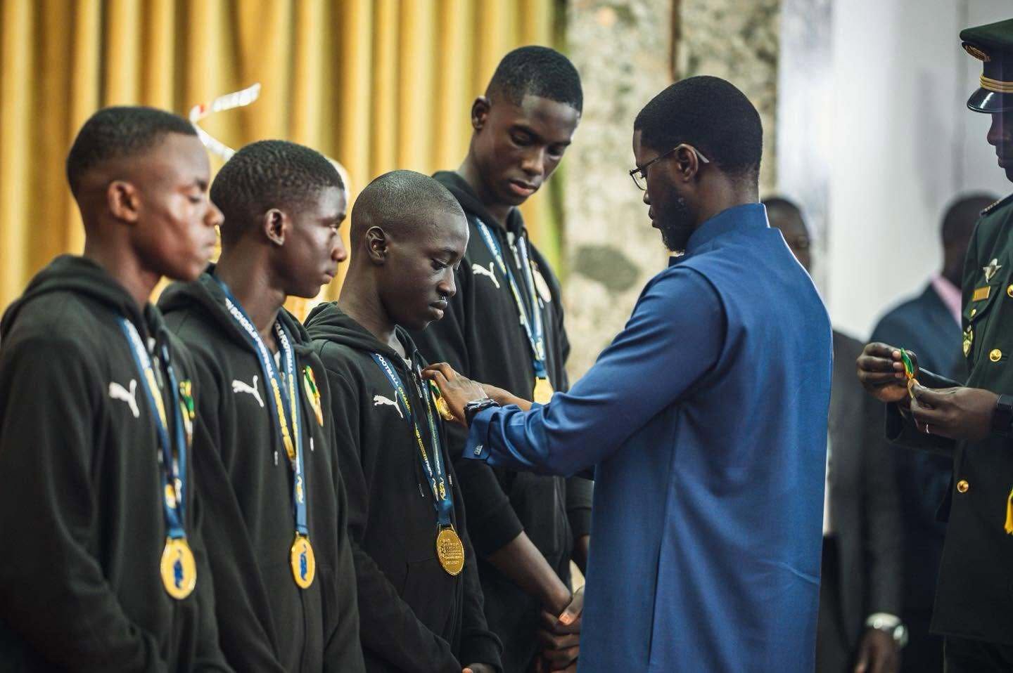 Réception des champions d’Afrique U15 et U17 : Diomaye Faye place l’éducation au cœur de la réussite sportive